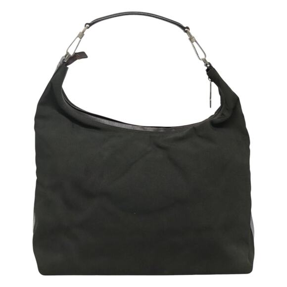 GUCCI Shoulder Bag Canvas Khaki - Picture 3 of 12